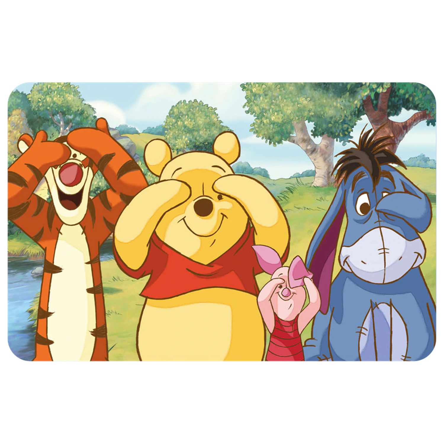 Disney Winnie the Pooh Peekaboo podložka na stôl 43x28 cm produktová fotografia