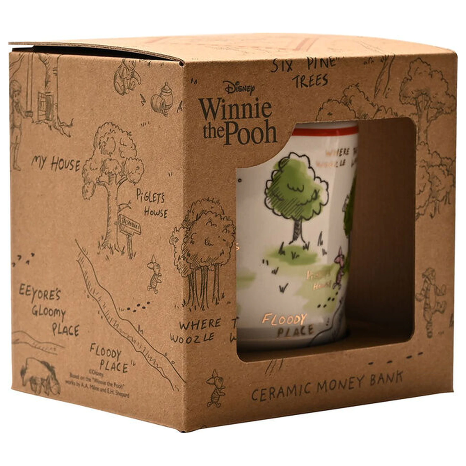Disney Winnie the Pooh pokladnička produktová fotografia
