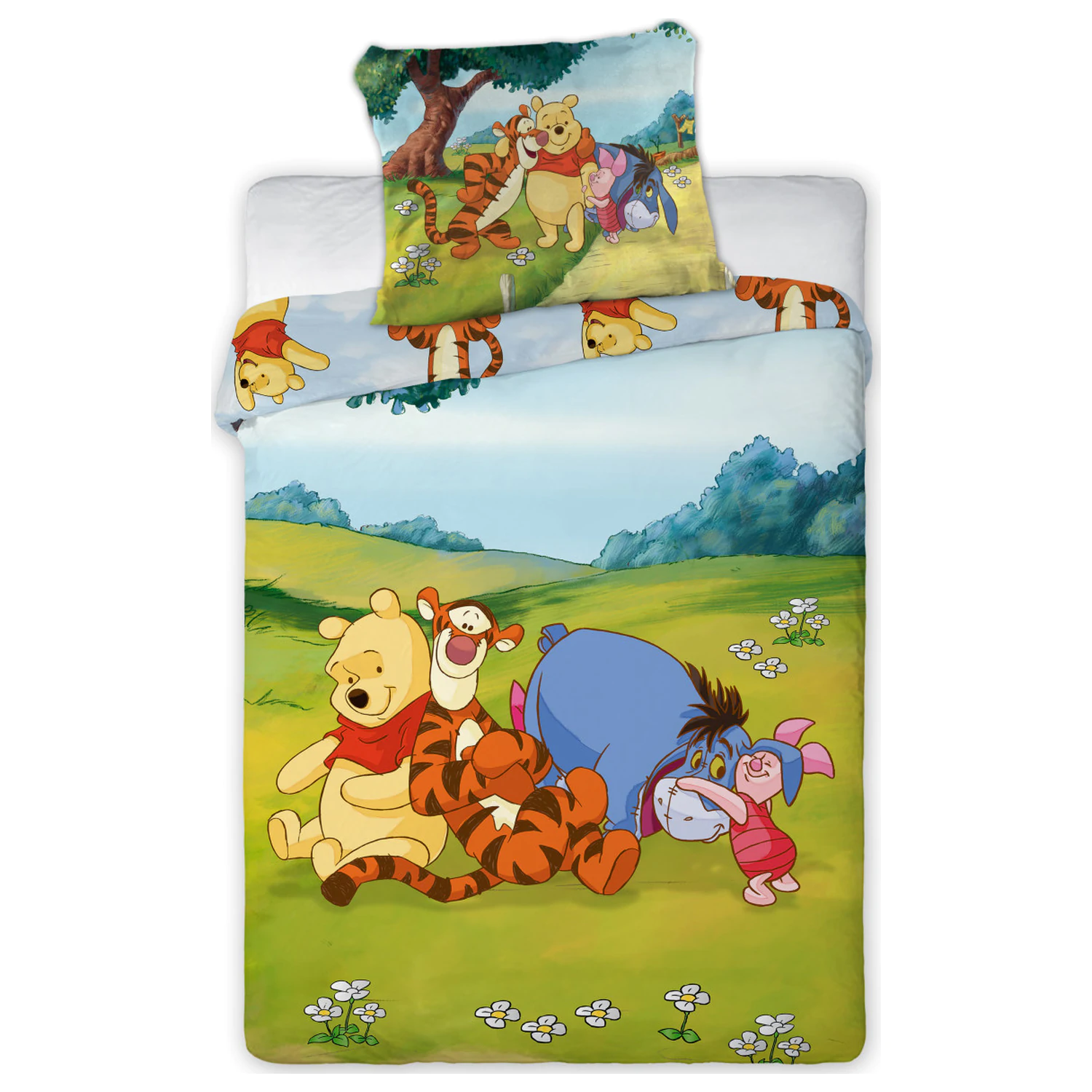 Disney Winnie the Pooh Sunny Meadow obliečka na perinu pre batoľatá produktová fotografia