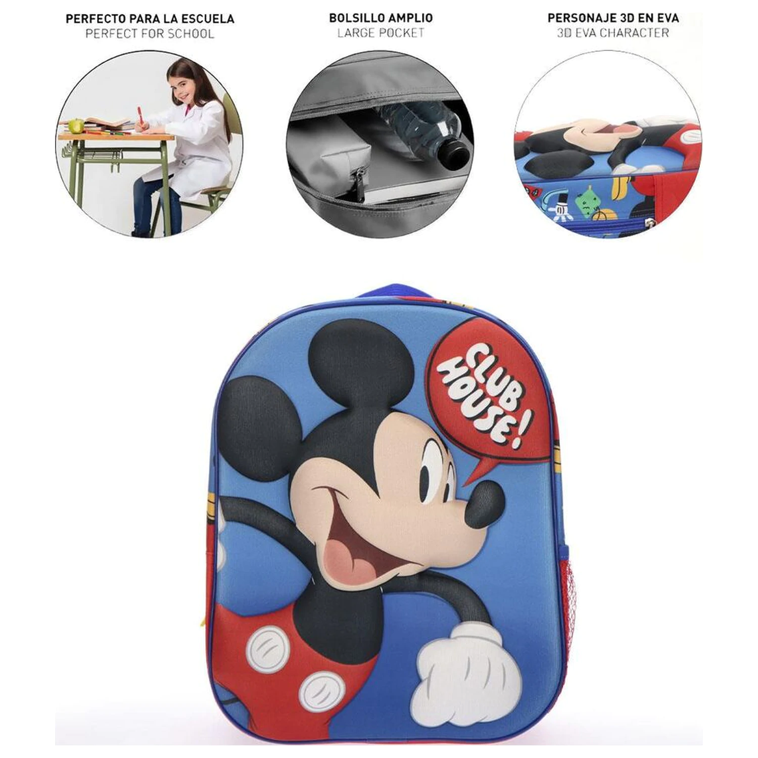 Disney Mickey 3D batoh 30cm produktová fotografia