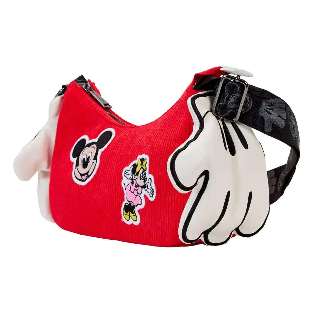 Disney by Loungefly Crossbody kabelka Mickey & Minnie 100th Anniversary Mickey Hands produktová fotografia