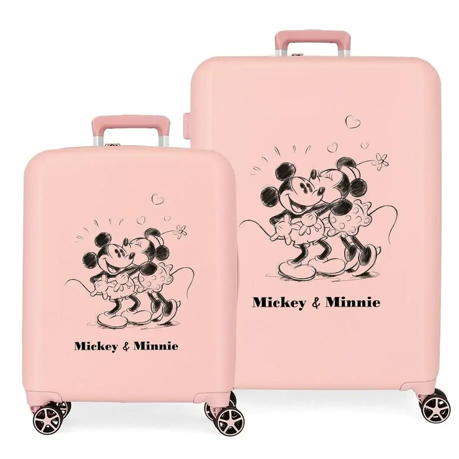 Disney Mickey & Minnie Kisses ABS balenie 2 trolley cestovné kufre produktová fotografia