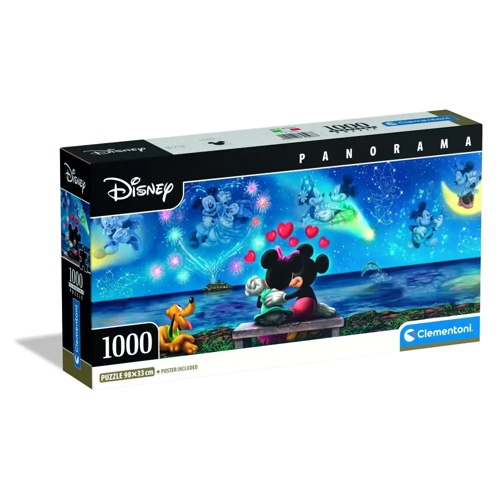 Disney Mickey & Minnie panoramatické puzzle 1000ks produktová fotografia