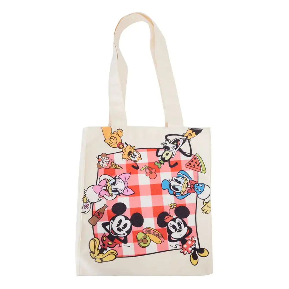 Disney by Loungefly Canvas Tote Bag Mickey and friends Picnic termékfotó