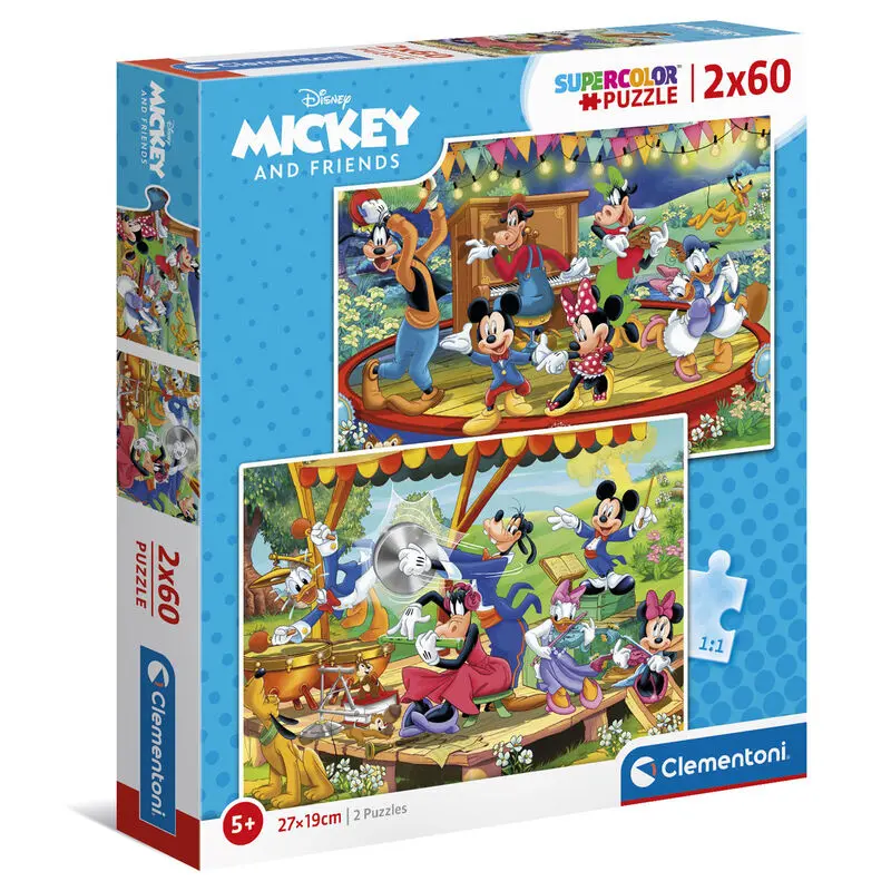 Disney Mickey and Friends puzzle 2 x 60 dielikov produktová fotografia