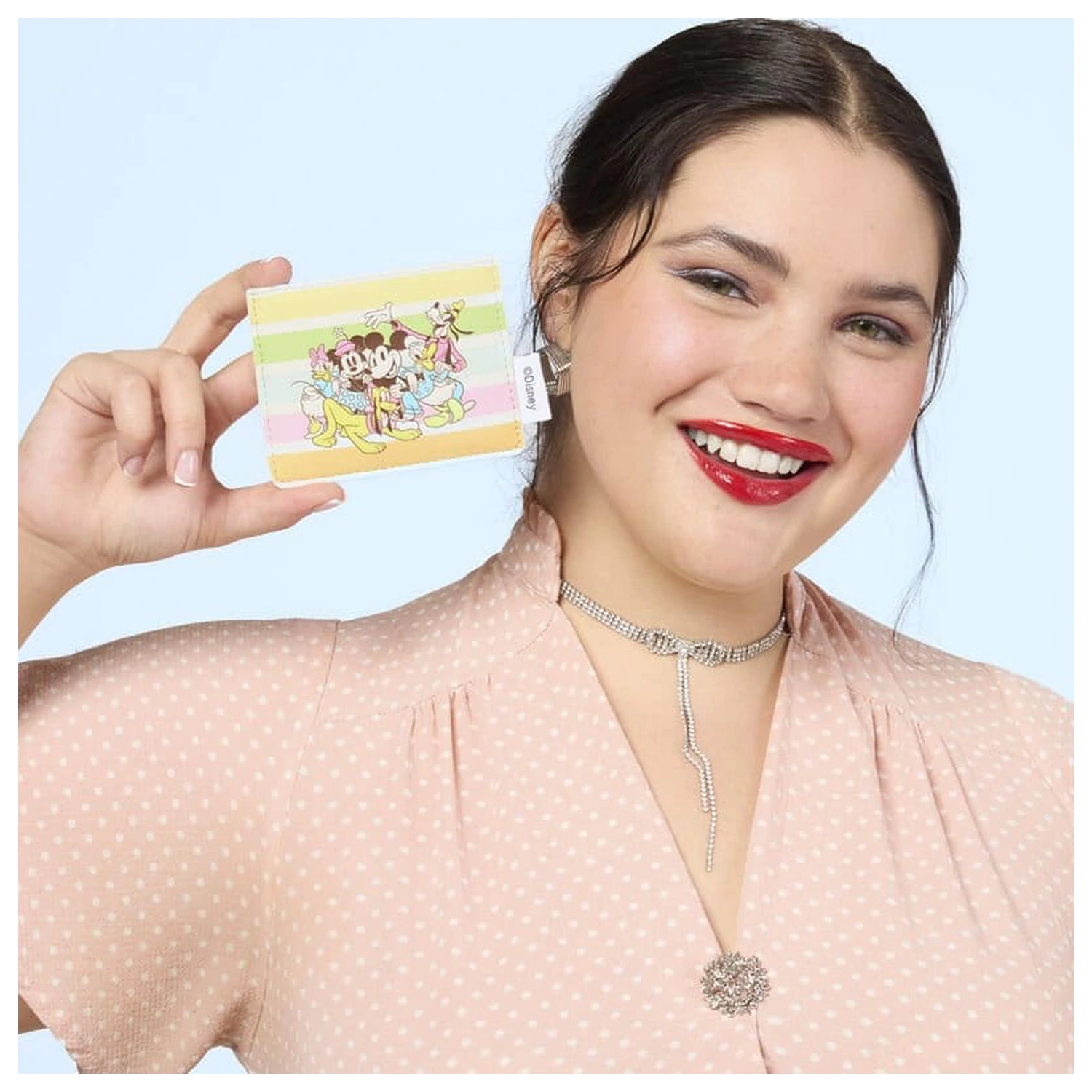Disney by Loungefly držiak na karty Mickey and Friends Rainbow Stripes produktová fotografia