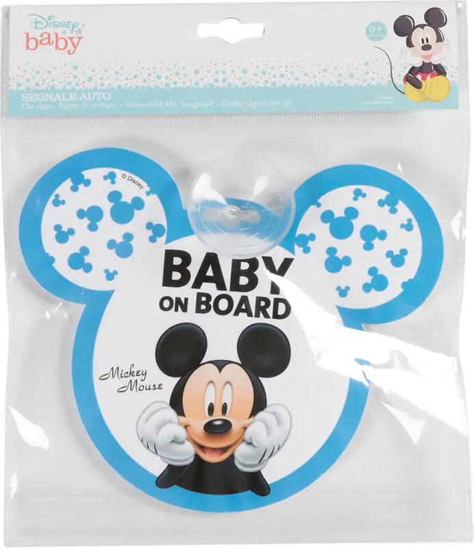 Disney Mickey baby on board Signál do auta produktová fotografia