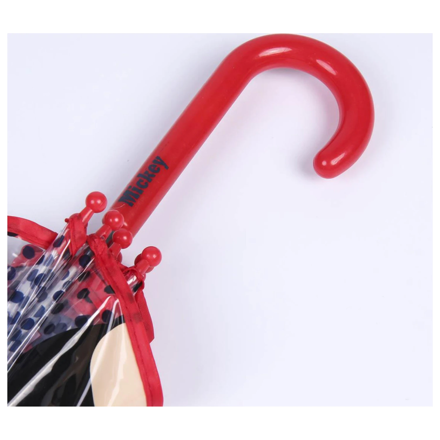 Disney Mickey Modré bodky Detský priesvitný dáždnik produktová fotografia