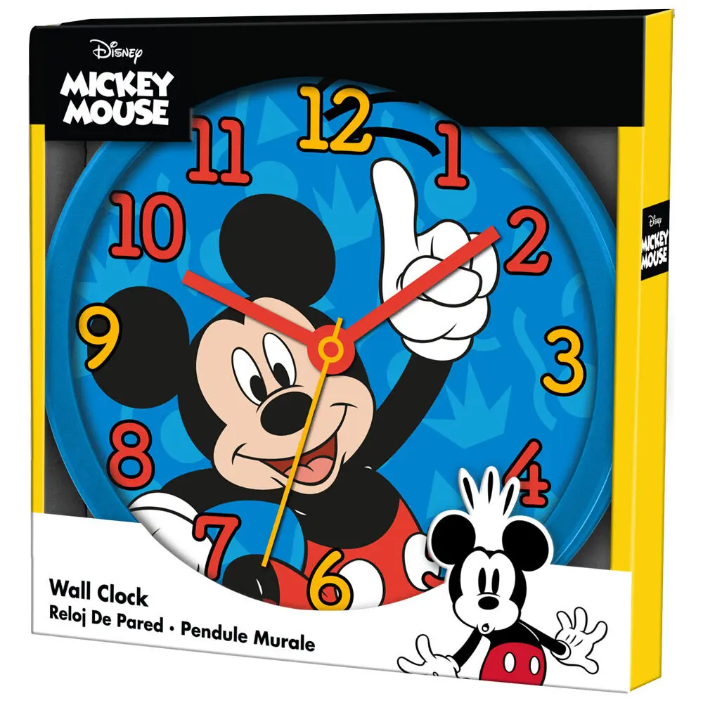Disney Mickey nástenné hodiny produktová fotografia