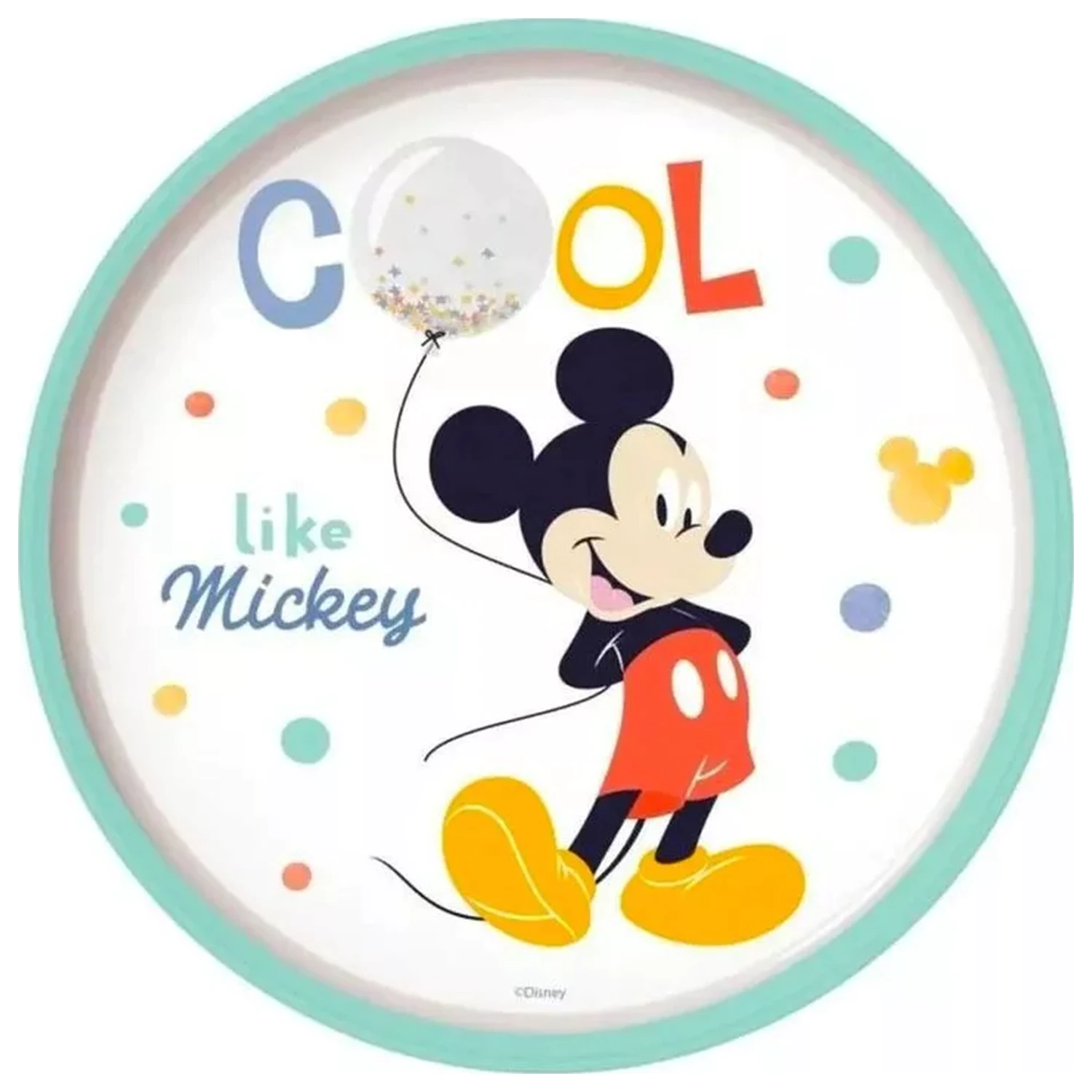 Disney Mickey Cool protišmykový mikro plochý tanier produktová fotografia