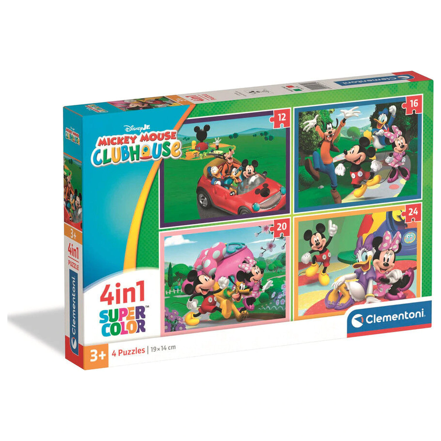 Disney Mickey Mouse Club House puzzle 12-16-20-24 kusov produktová fotografia