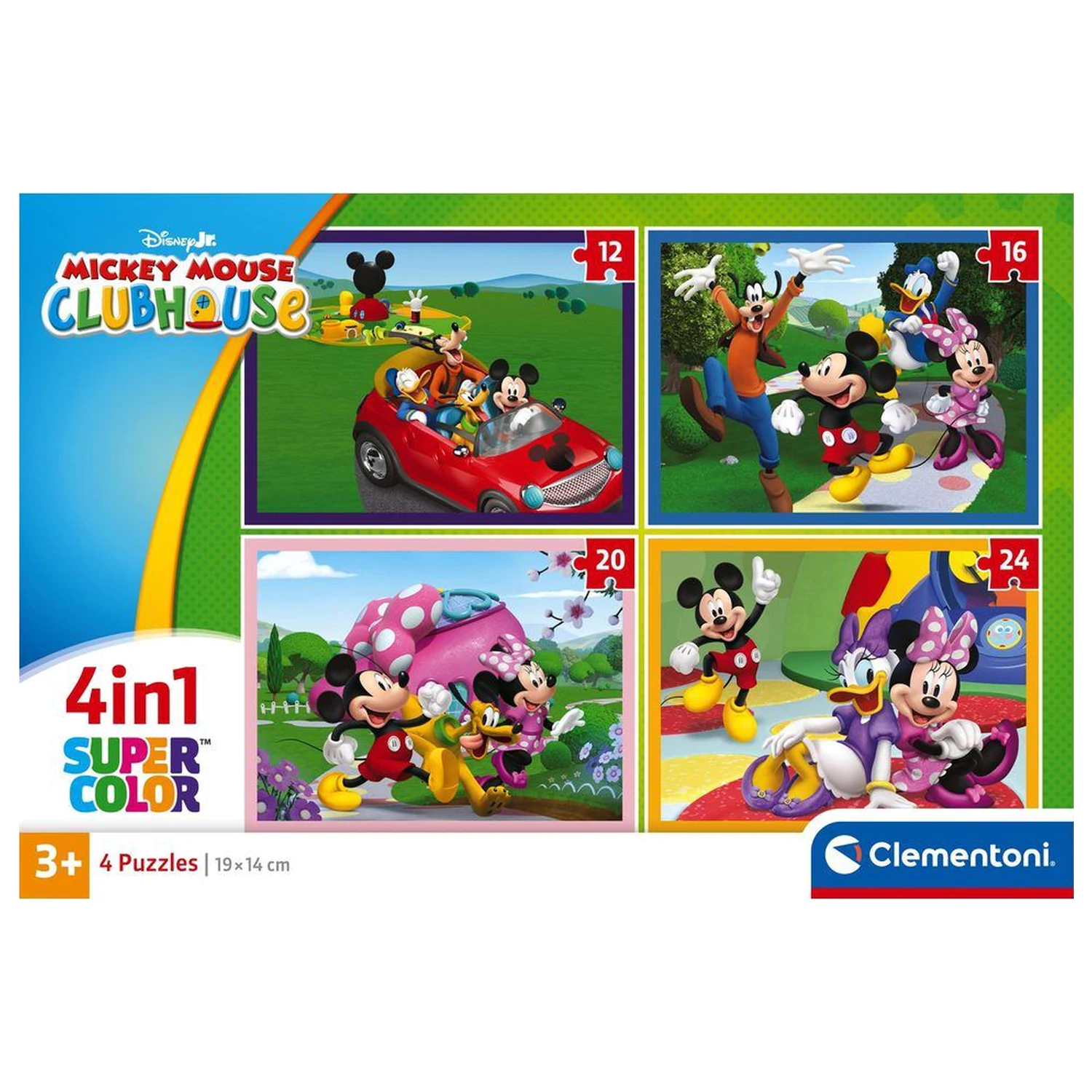 Disney Mickey Mouse Club House puzzle 12-16-20-24 kusov produktová fotografia