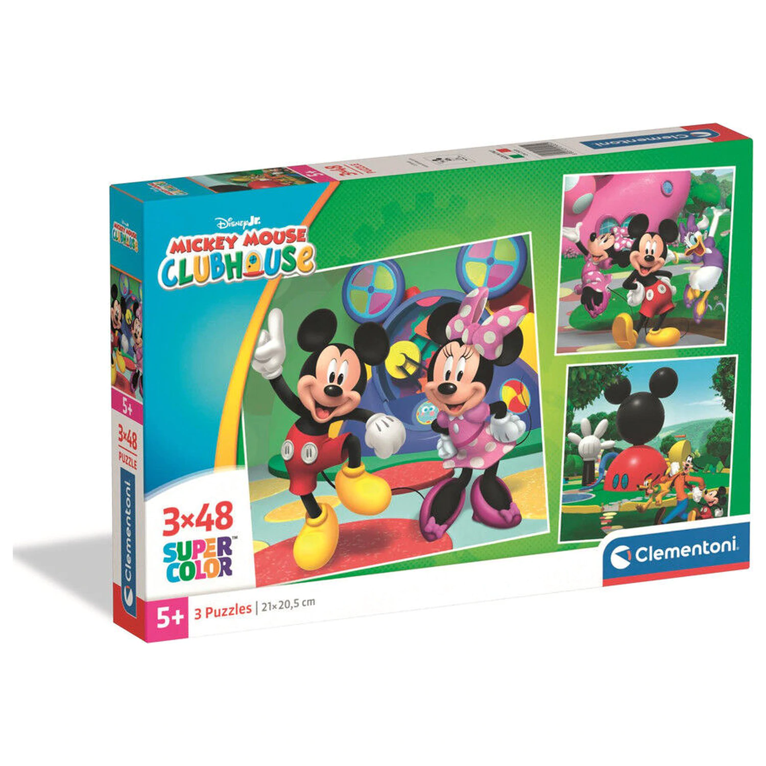 Disney Mickey Mouse Club House puzzle 3x48ks produktová fotografia
