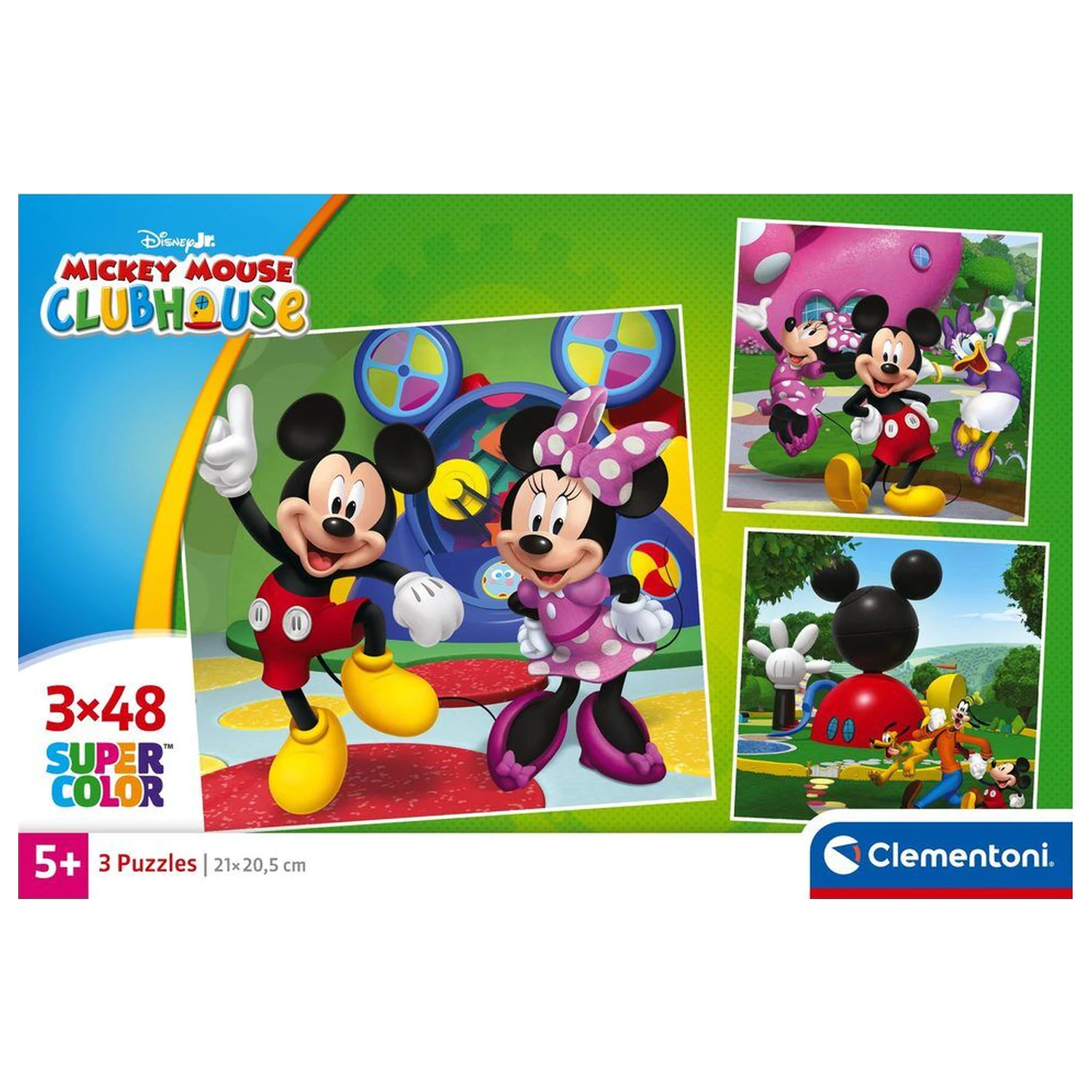 Disney Mickey Mouse Club House puzzle 3x48ks produktová fotografia