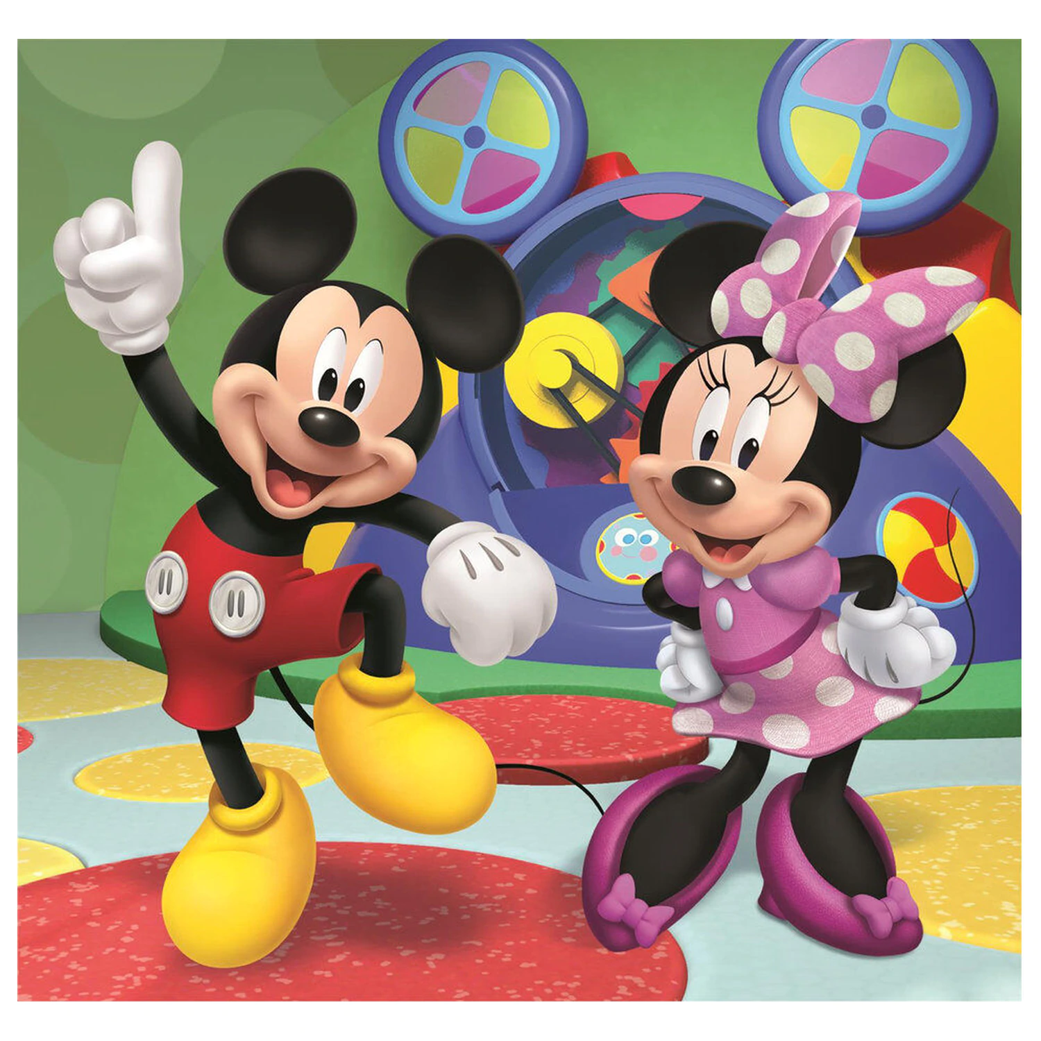 Disney Mickey Mouse Club House puzzle 3x48ks produktová fotografia