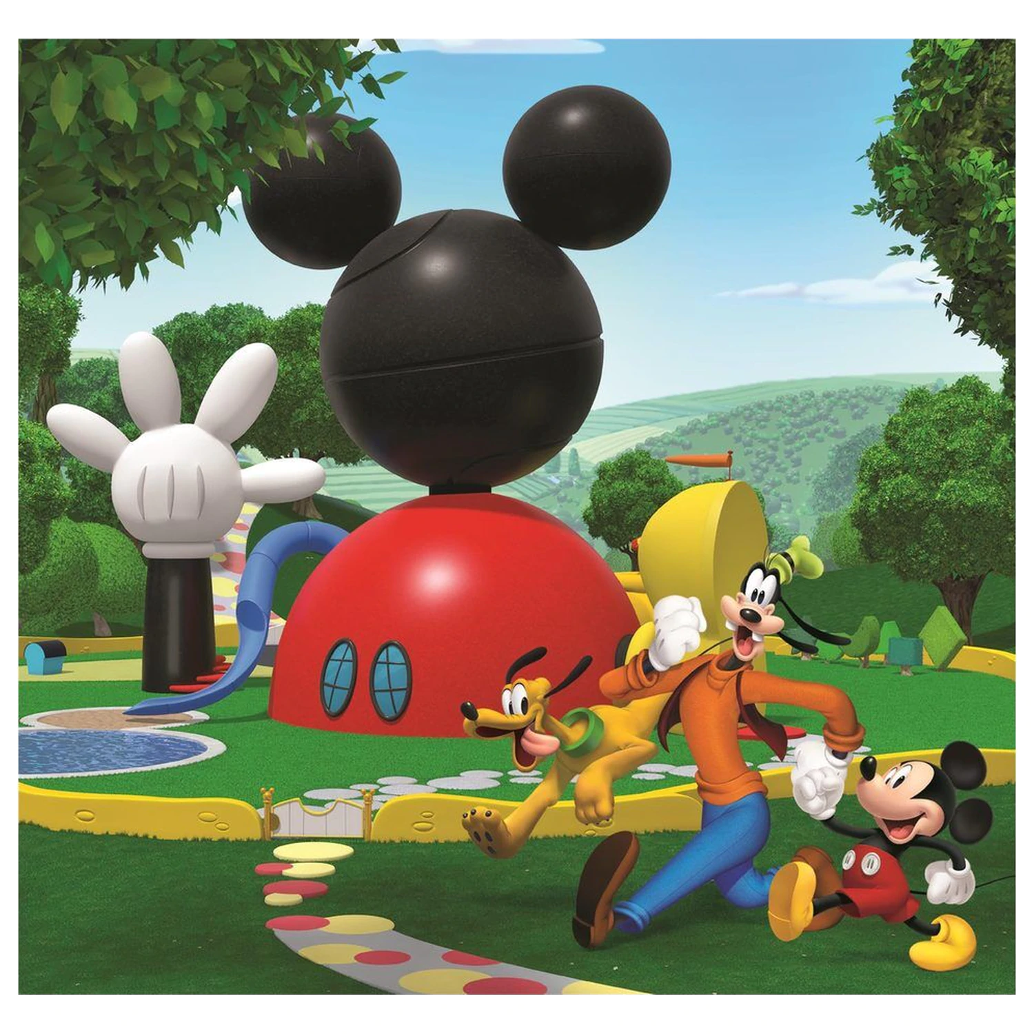 Disney Mickey Mouse Club House puzzle 3x48ks produktová fotografia