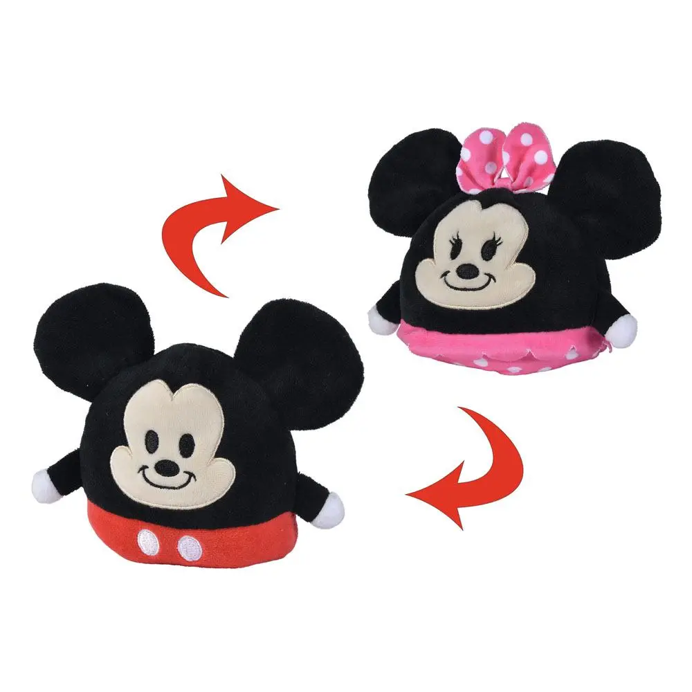 Disney: Mickey Mouse obojstranná plyšová figúrka Mickey/Minnie 8 cm termékfotó