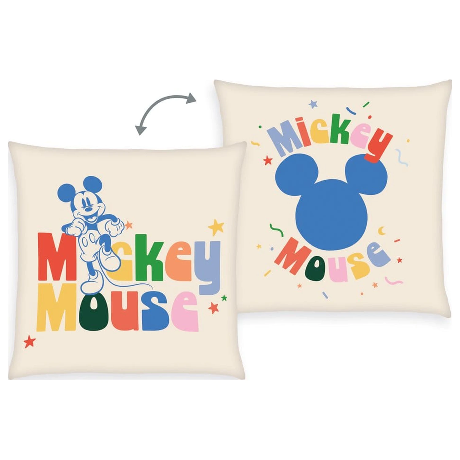 Disney mäkký Velboa vankúš Mickey Mouse 40 x 40 cm produktová fotografia