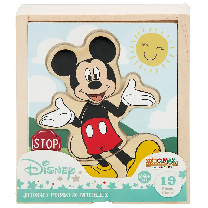 Disney Mickey drevené puzzle produktová fotografia