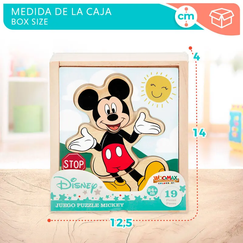 Disney Mickey drevené puzzle produktová fotografia