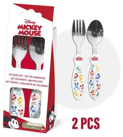 Disney Mickey Kovový príborový set - 2 kusy produktová fotografia