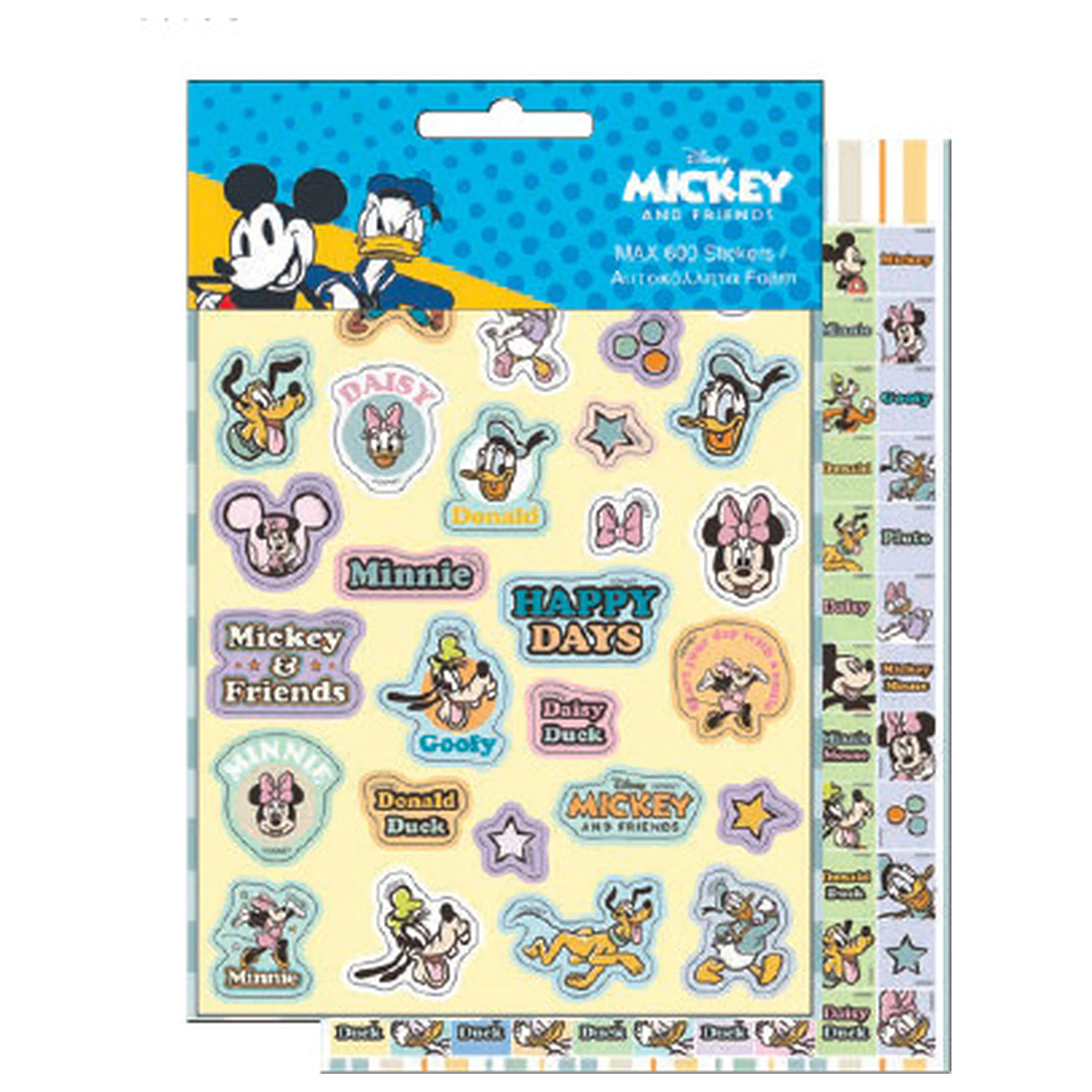 Disney Mickey Mouse & Friends 600-dielna súprava nálepiek produktová fotografia