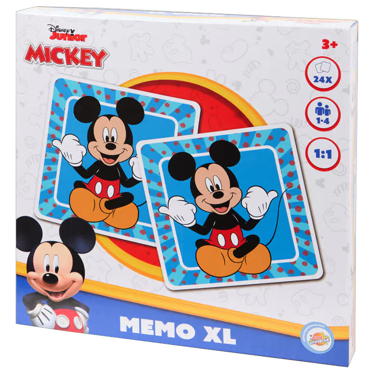 Disney Mickey Fun pexeso XL 24 dielikov produktová fotografia