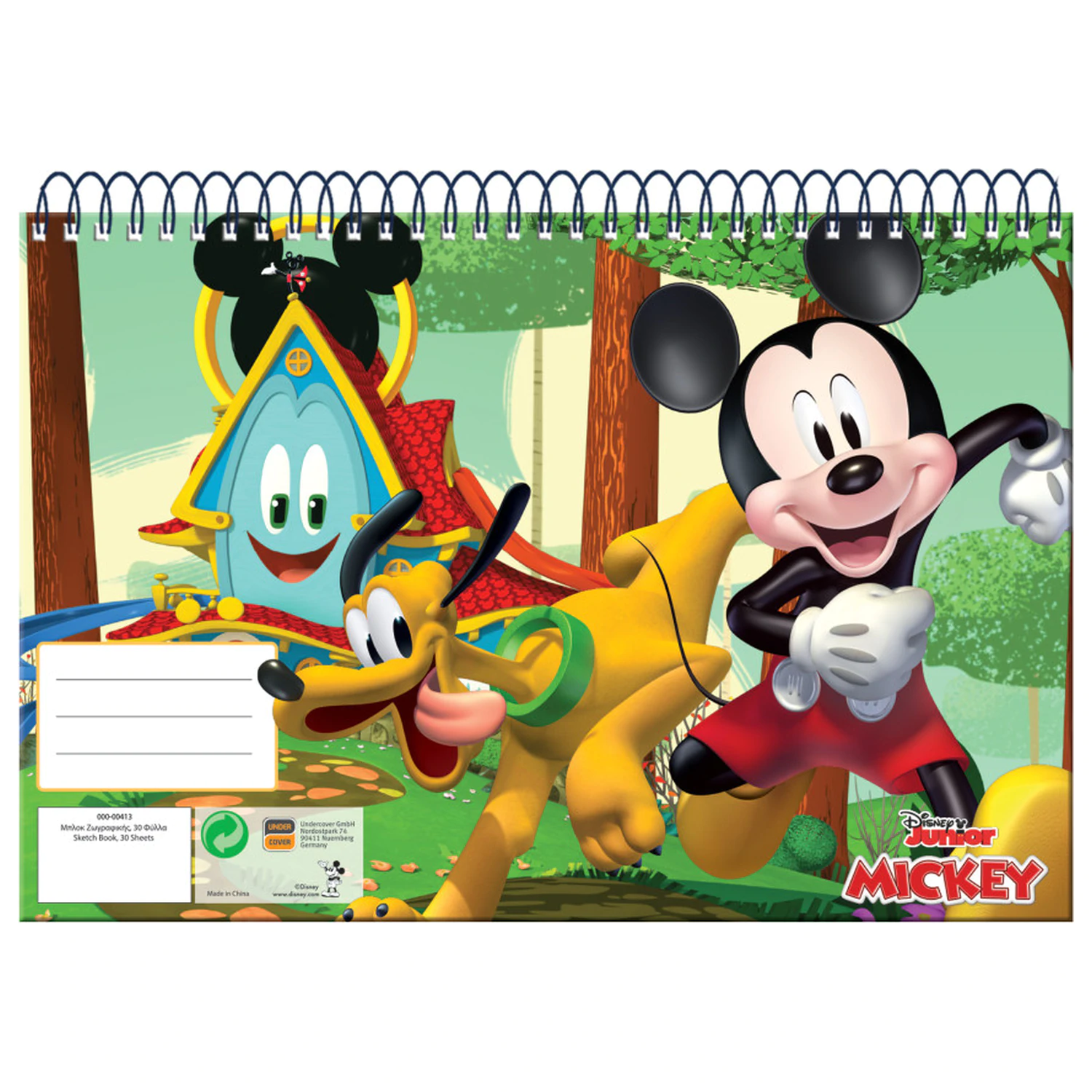 Disney Mickey Fun Times A4 špirálový skicár, 30 listov produktová fotografia