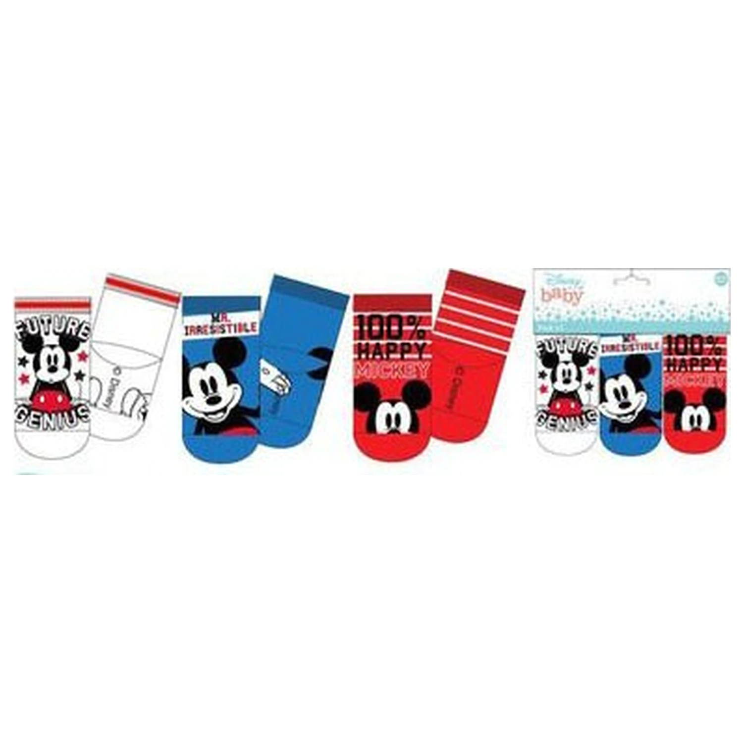 Disney Mickey Genius Baby Ponožky 0/6 mesiacov produktová fotografia