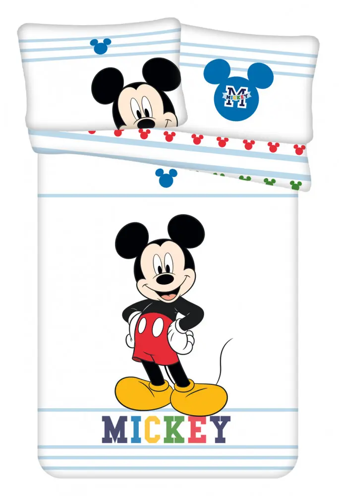 Disney Mickey detský poťah na perinu 100x135cm, 40x60 cm produktová fotografia