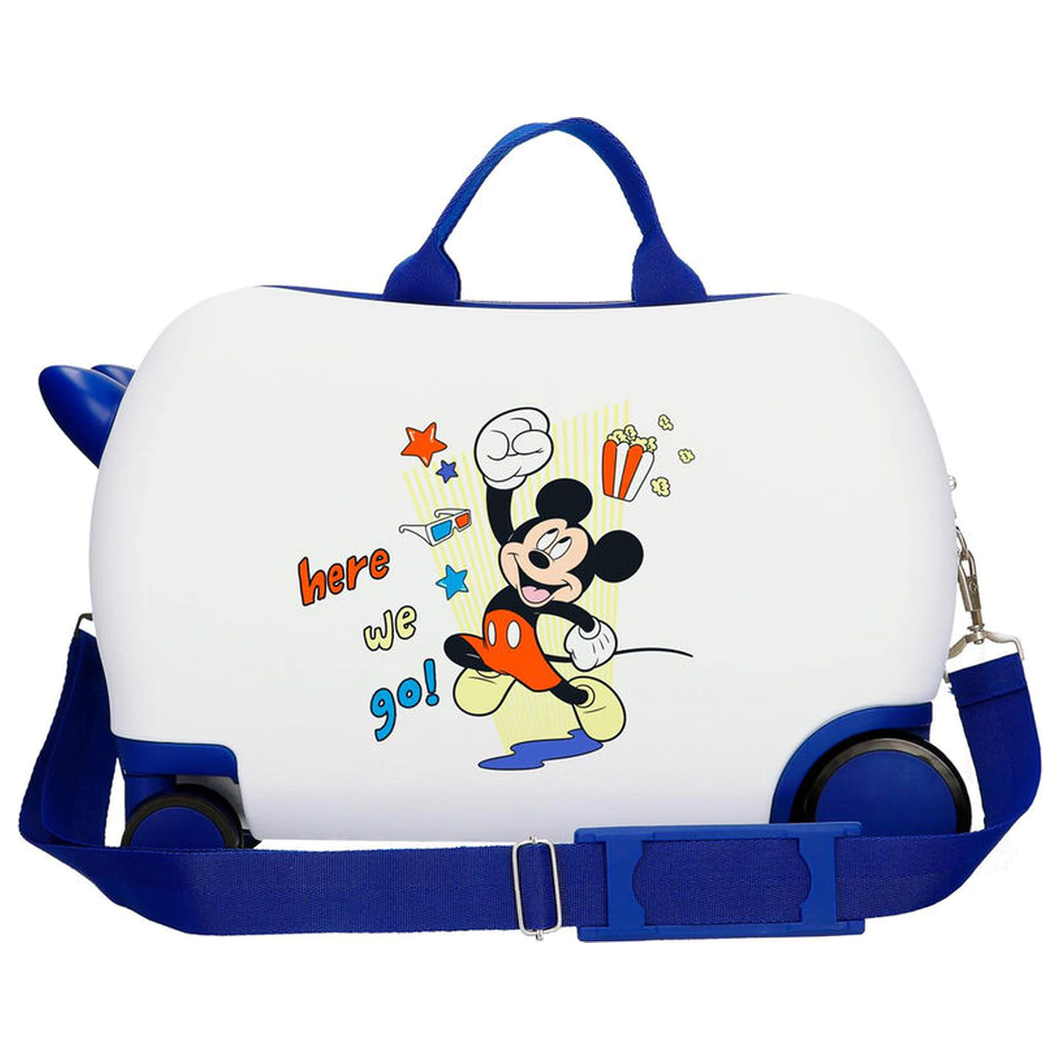 Disney Mickey Here We Go ABS cestovný kufor na kolieskach 45cm produktová fotografia