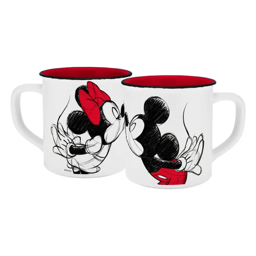 Disney Hrnček Mickey Kiss Sketch Red termékfotó