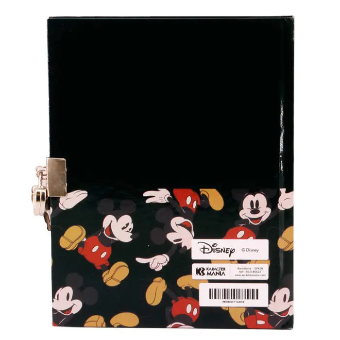 Disney Mickey Skutočný denník s kľúčom produktová fotografia