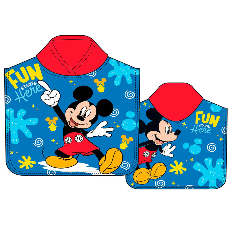 Disney Mickey microfibre pončo uterák produktová fotografia