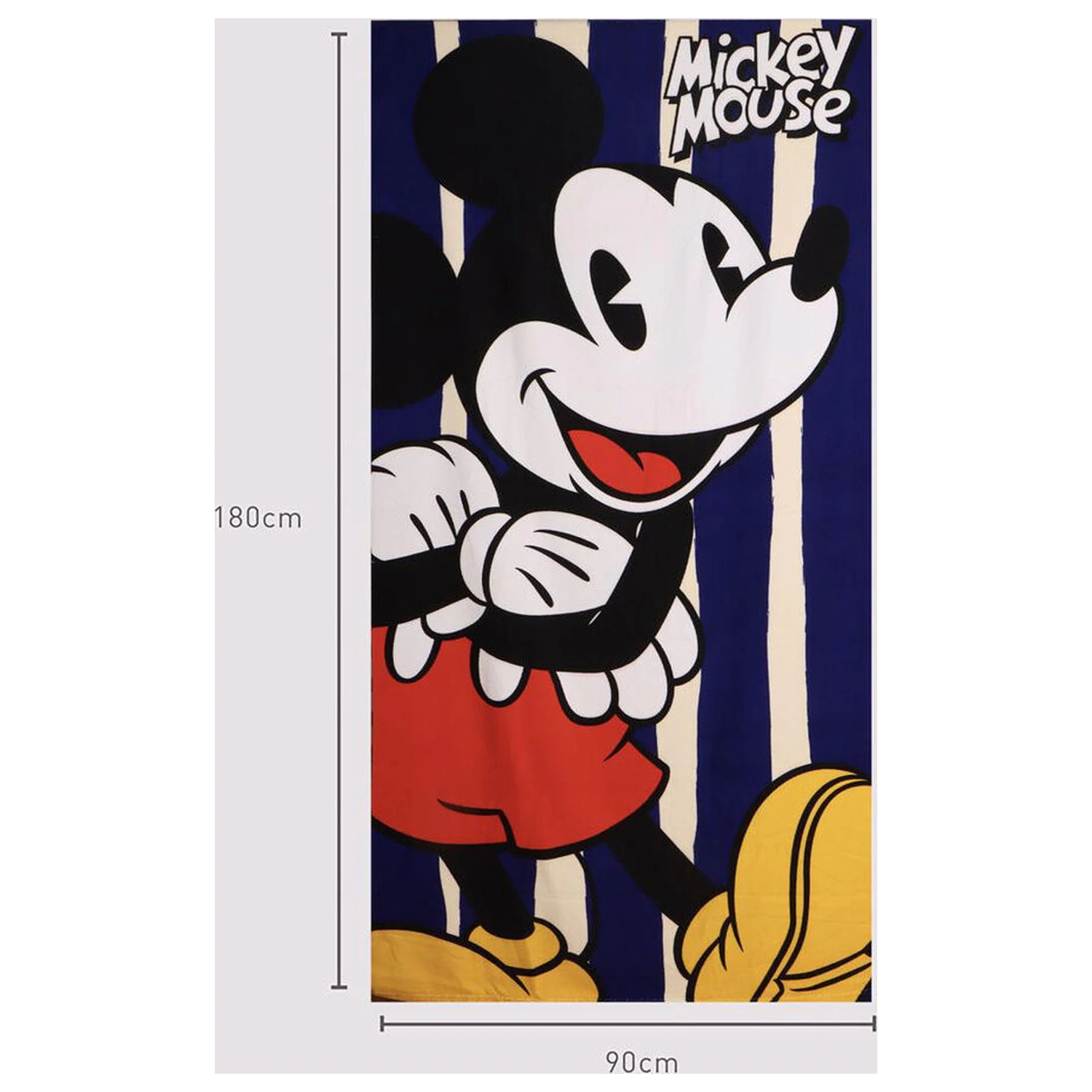 Disney Mickey mikrovláknová plážová osuška produktová fotografia