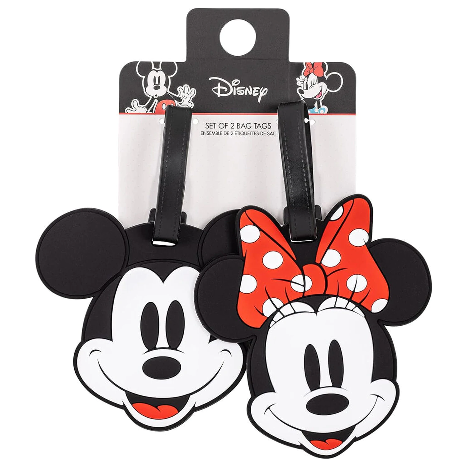 Disney Mickey & Minnie súprava 2 štítkov na batožinu produktová fotografia