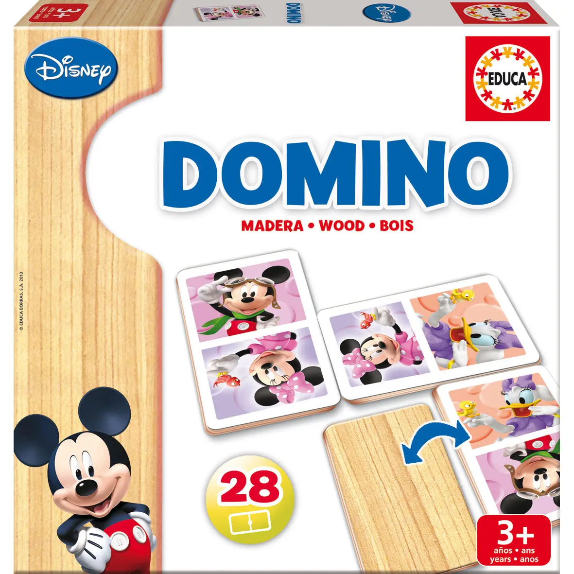 Disney Mickey Minnie drevenné domino hra termékfotó