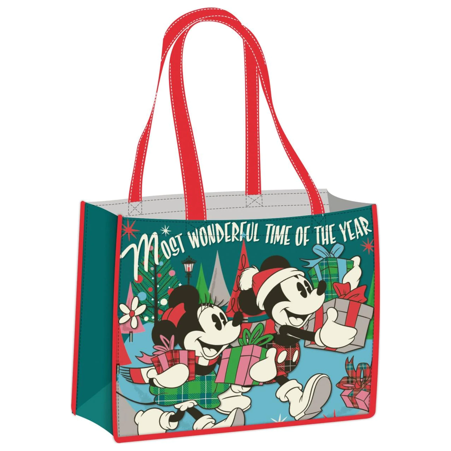 DISNEY Mickey & Minnie "Vianočná" nákupná taška produktová fotografia