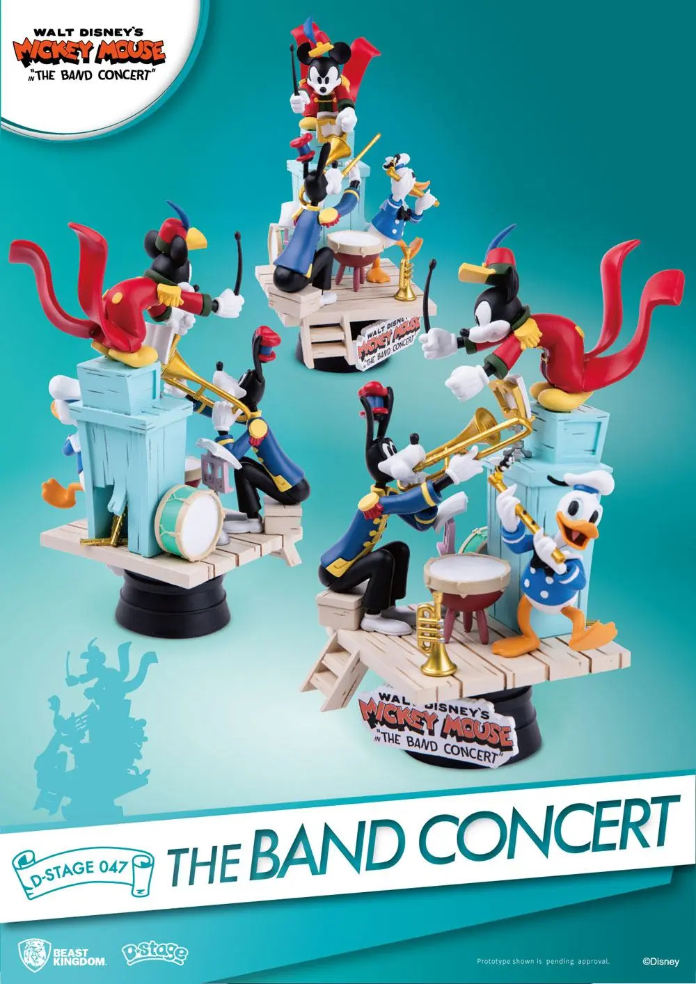 Disney Mickey Mouse D-Stage PVC Dioráma The Band Concert 15 cm produktová fotografia
