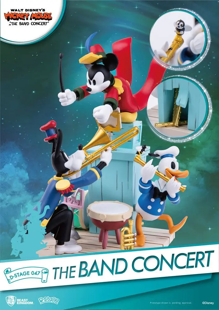 Disney Mickey Mouse D-Stage PVC Dioráma The Band Concert 15 cm produktová fotografia