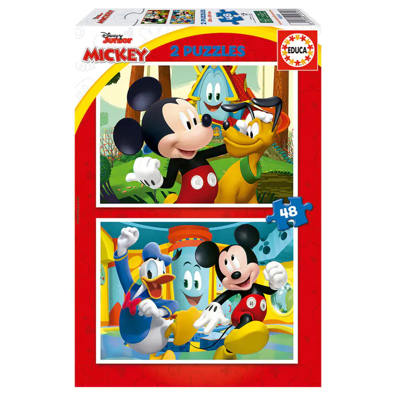 Disney Mickey Mouse Fun House puzzle 2x48 dielikov produktová fotografia