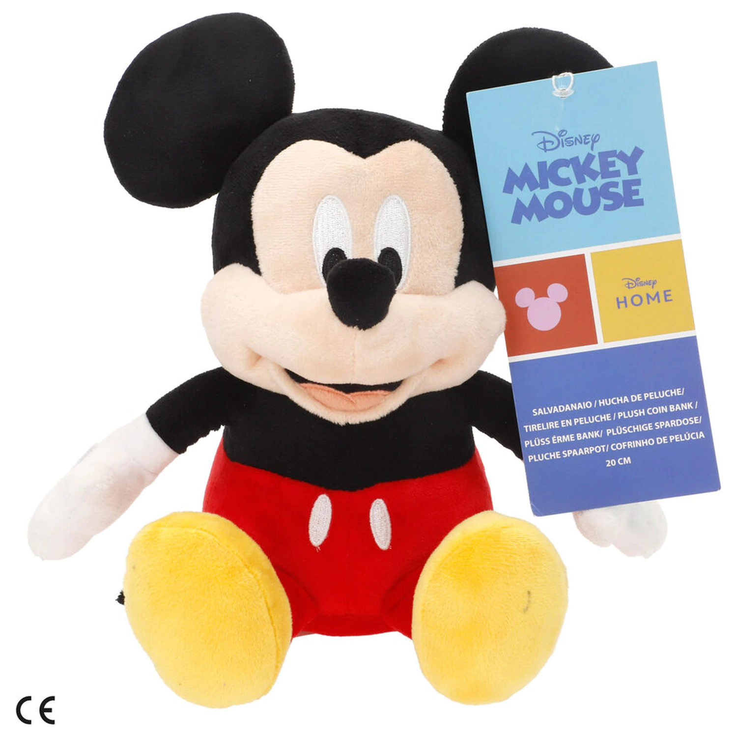Disney Mickey pokladnička plyšová hračka 20cm produktová fotografia
