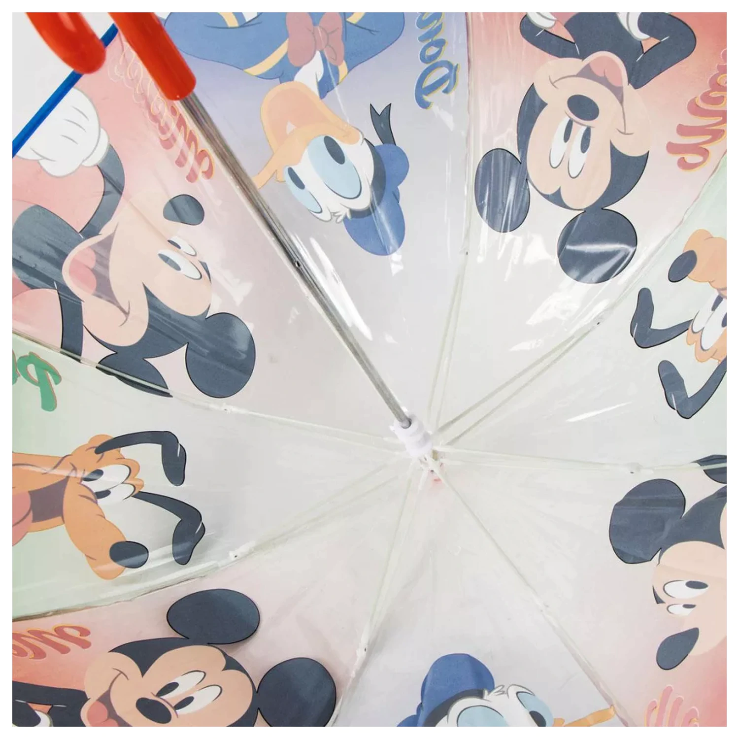 Disney Mickey Pluto detský priehľadný dáždnik produktová fotografia
