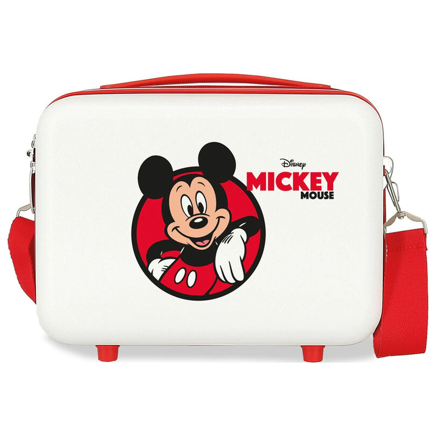 Disney Mickey Red ABS prispôsobiteľný kozmetický kufrík 29 cm produktová fotografia