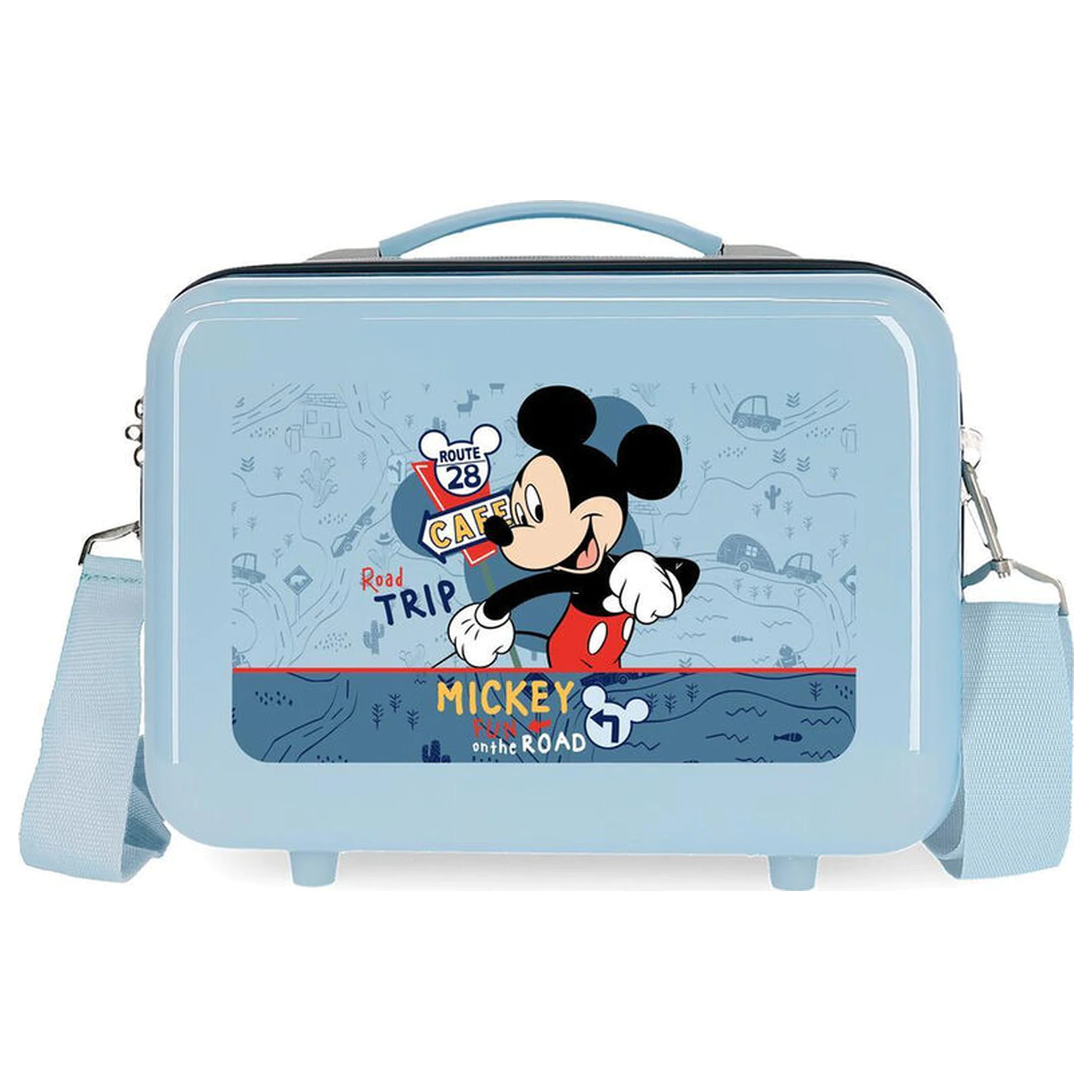Disney Mickey Road Trip ABS prispôsobiteľný kozmetický kufrík 29 cm produktová fotografia