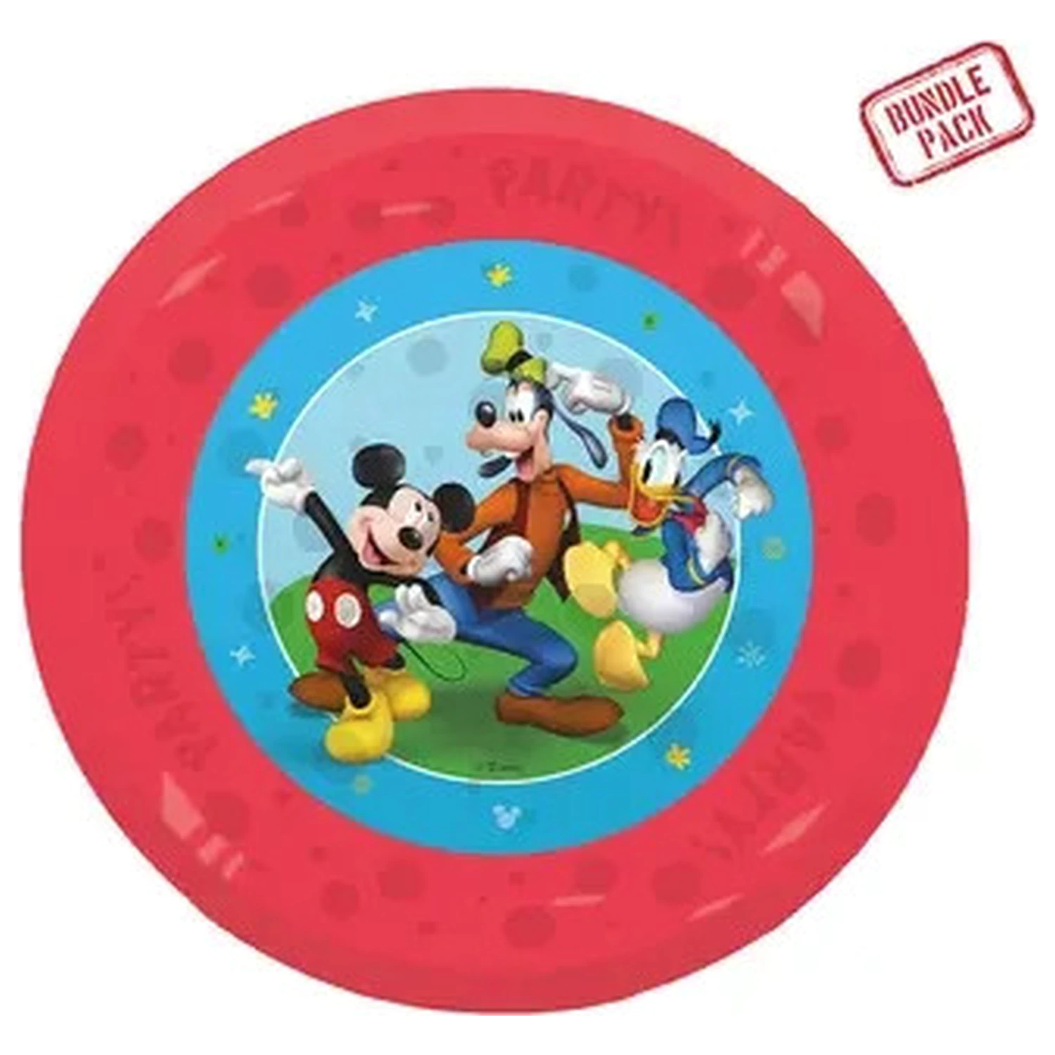 Disney Mickey Rock the House micro prémiová plastová plochá tanierová súprava 4 kusy 21 cm produktová fotografia