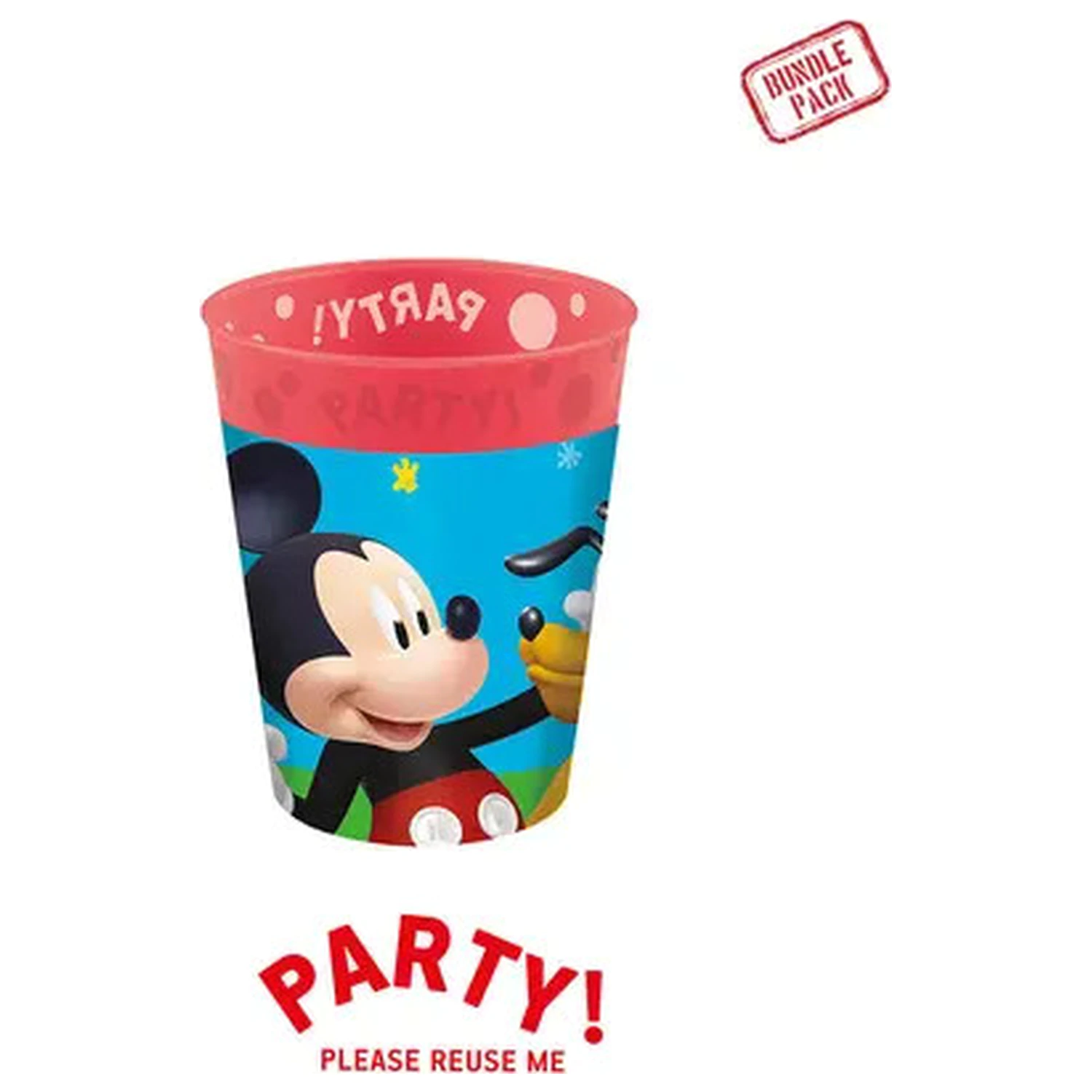 Disney Mickey Rock the House micro prémiový plastový pohár sada 4 ks 250 ml produktová fotografia
