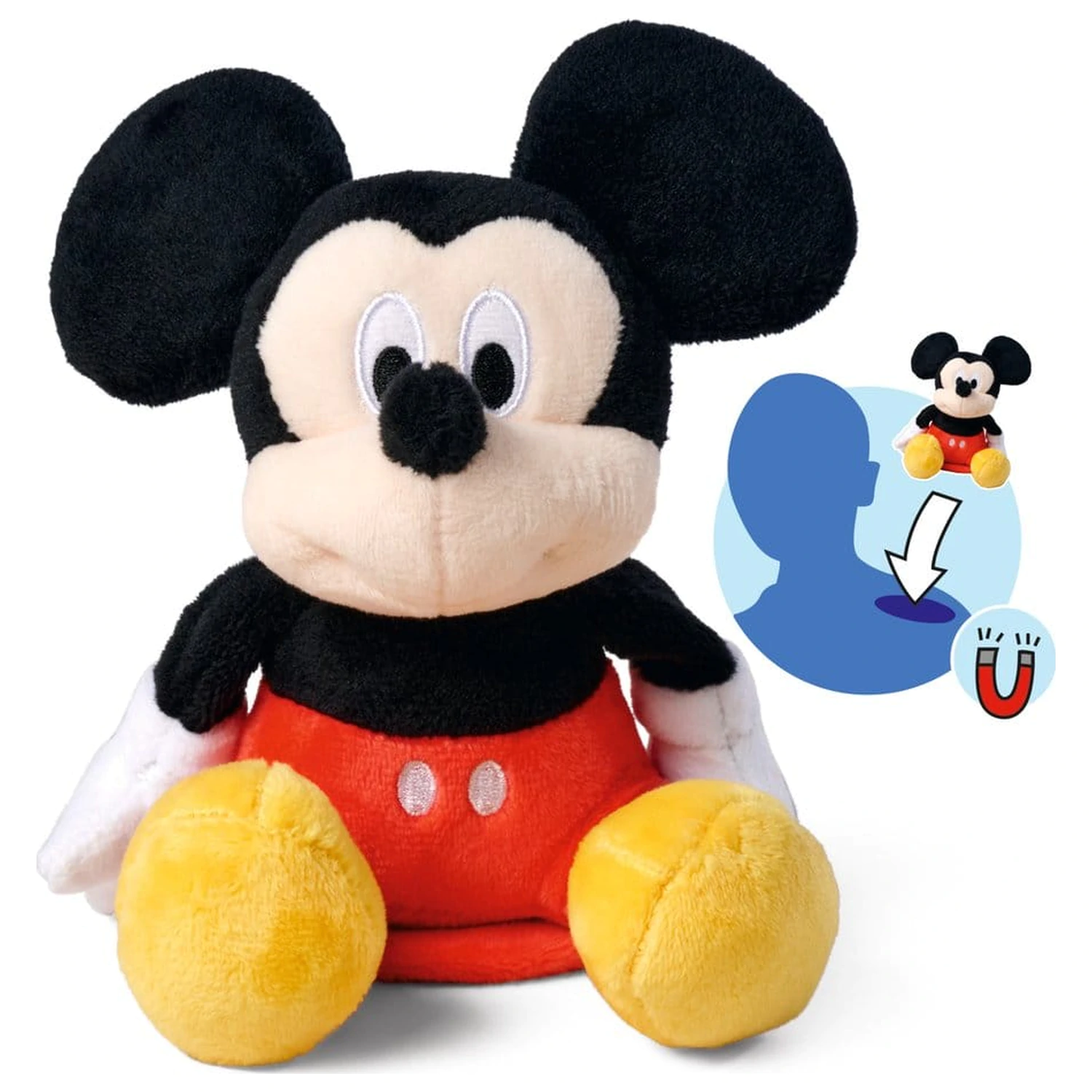 Disney plyšová figúrka Mickey Shoulder Rider 12 cm produktová fotografia