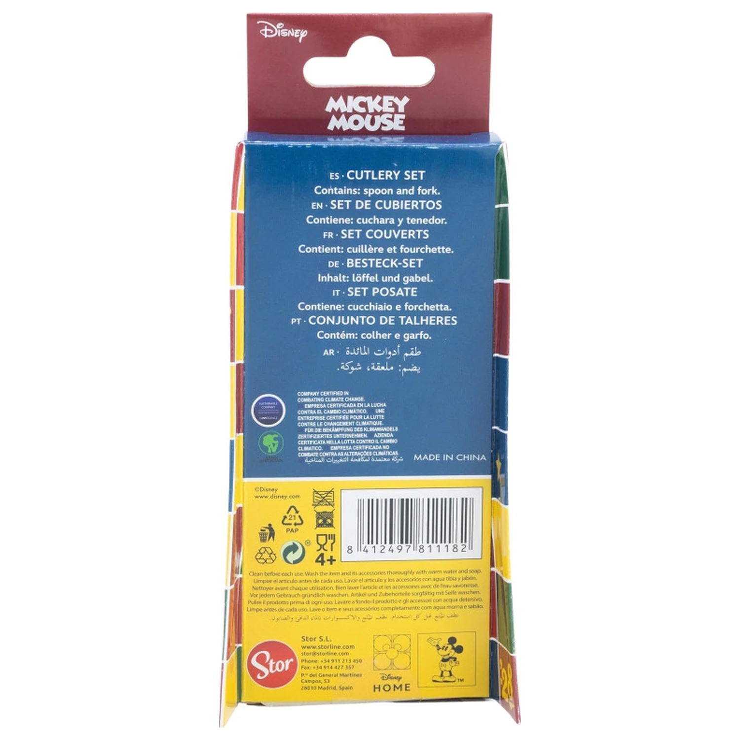 Disney Mickey True Champions kovová ergo sada príborov - 2 kusy produktová fotografia