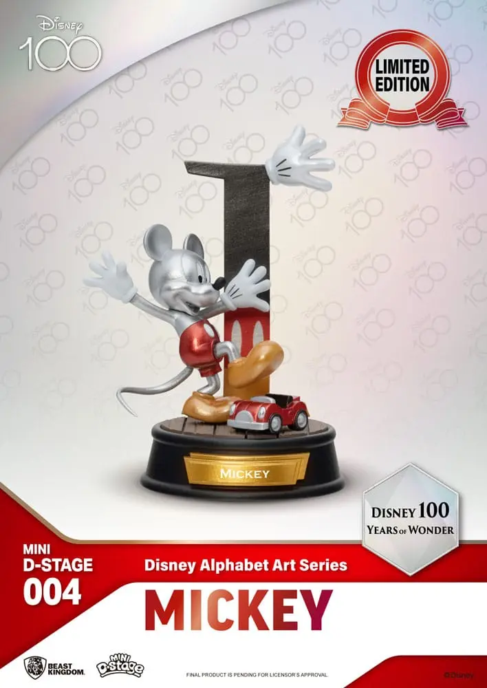 Disney Mini Diorama Stage Sošky 6-balenie 100 Years of Wonder-Disney Alphabet Art 10 cm produktová fotografia